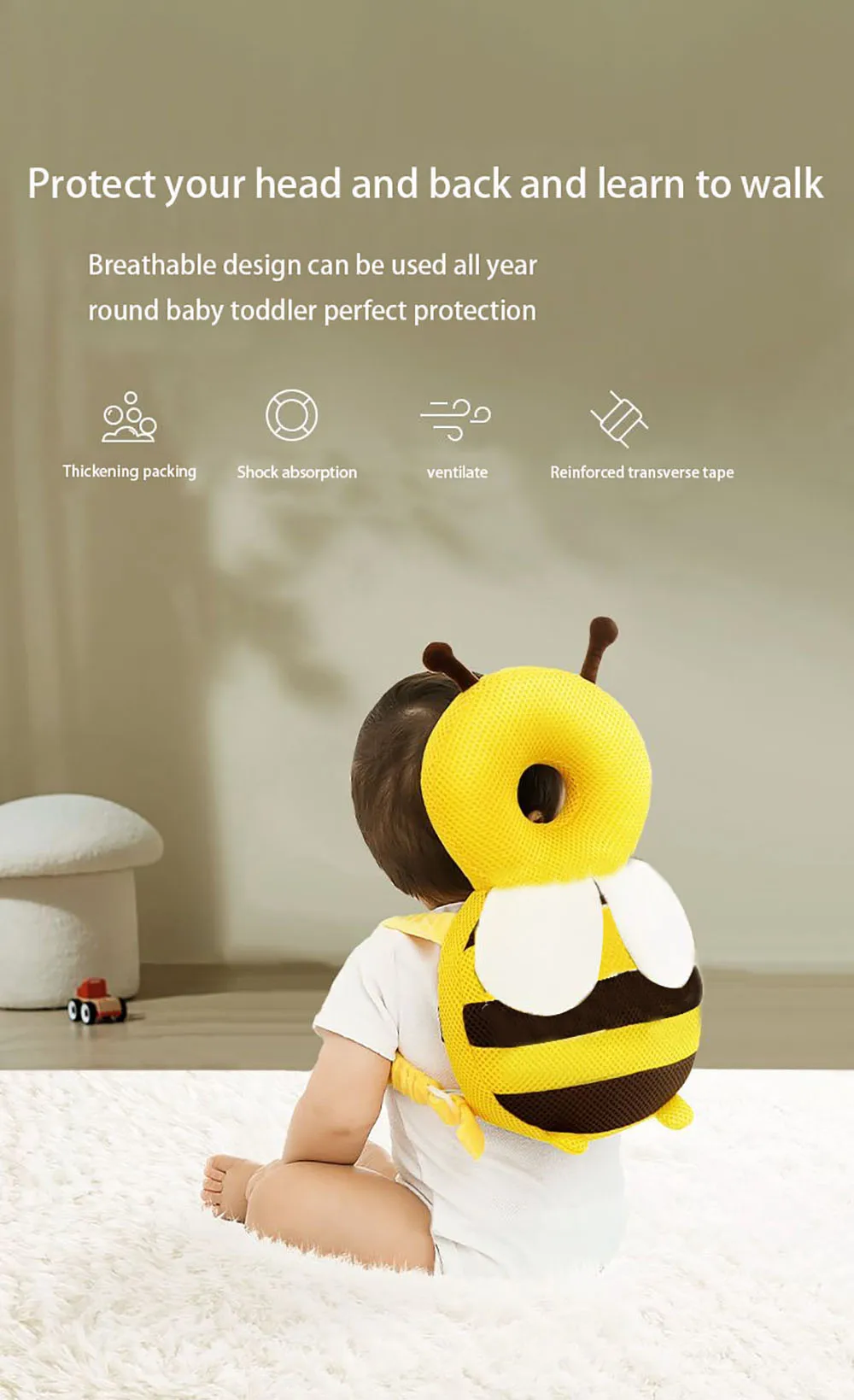 Baby Walking Head Protection Pad