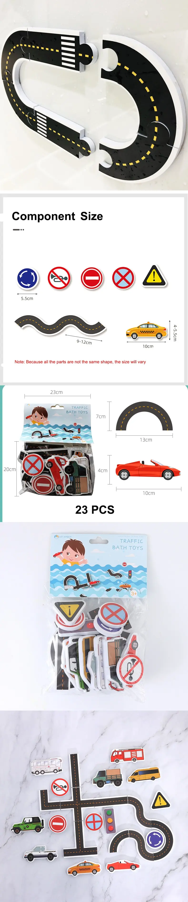 23 Pieces Bath Water Toy set