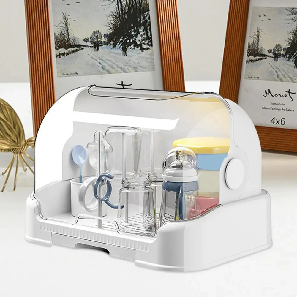 Portable Baby Bottle Drying Rack and Organizer 
