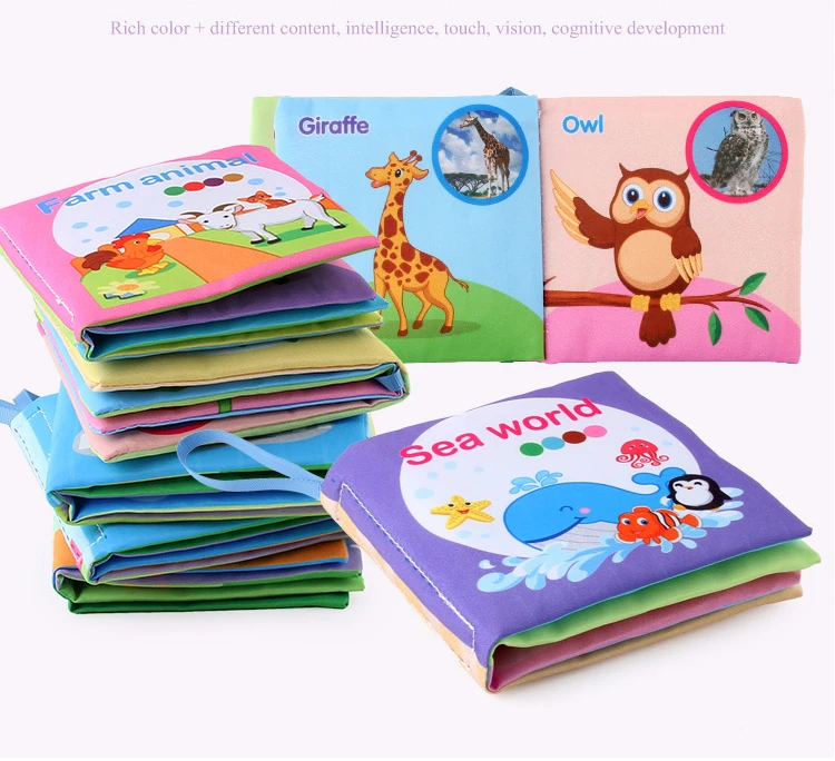 0-12 Months Montesori Baby Cloth Book details