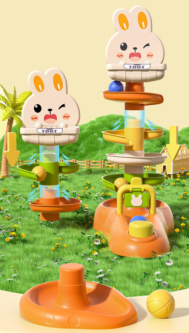 Montessori Baby Ball Drop Toy 2