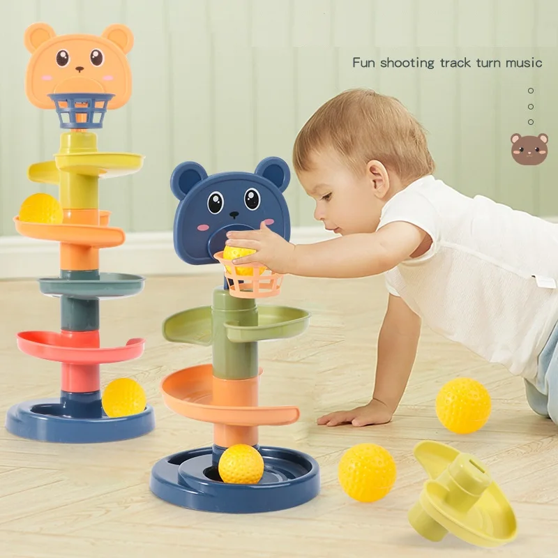 Montessori Baby Ball Drop Toy brings joy and fun to playing