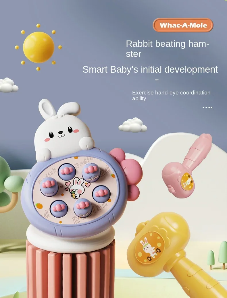 Cartoon Montessori Hammering Game