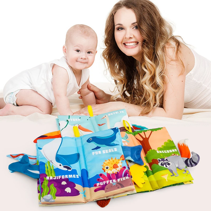 Baby Cloth Books Set product display