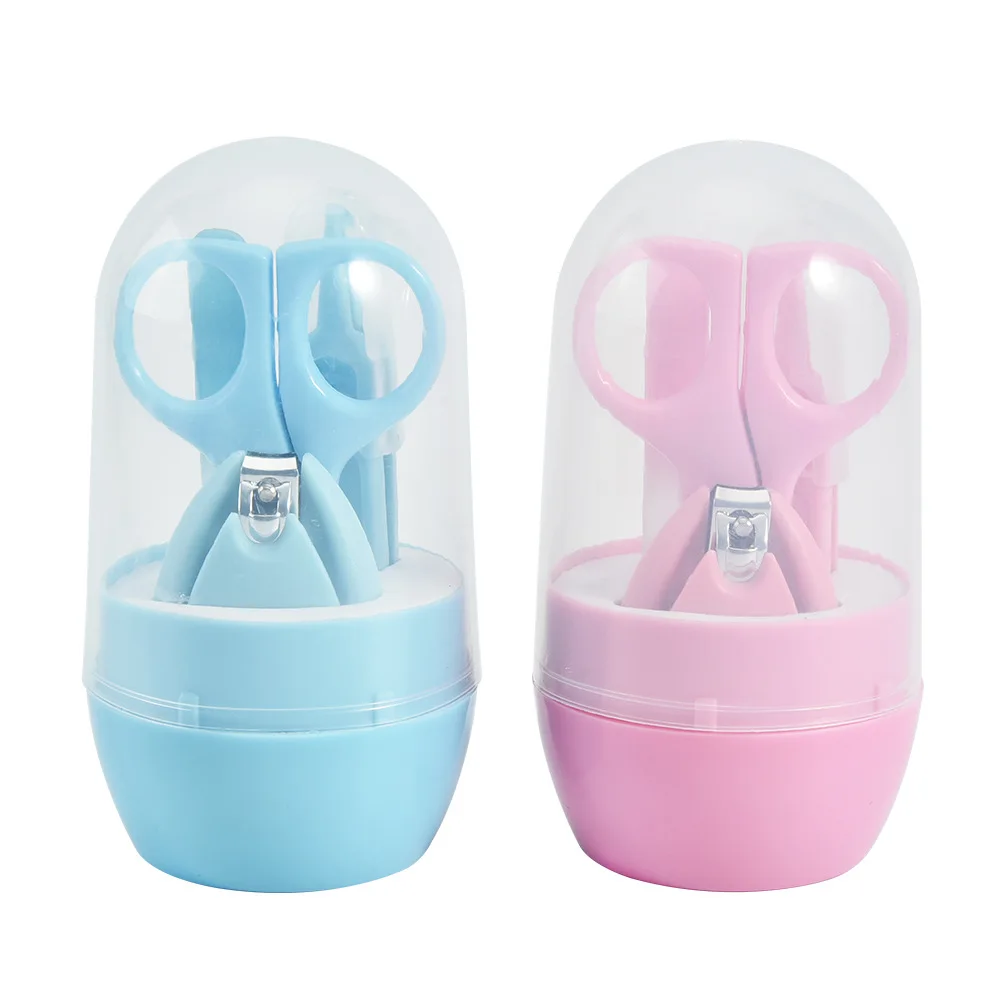 Newborn Baby Nail Care Kit blue and pink