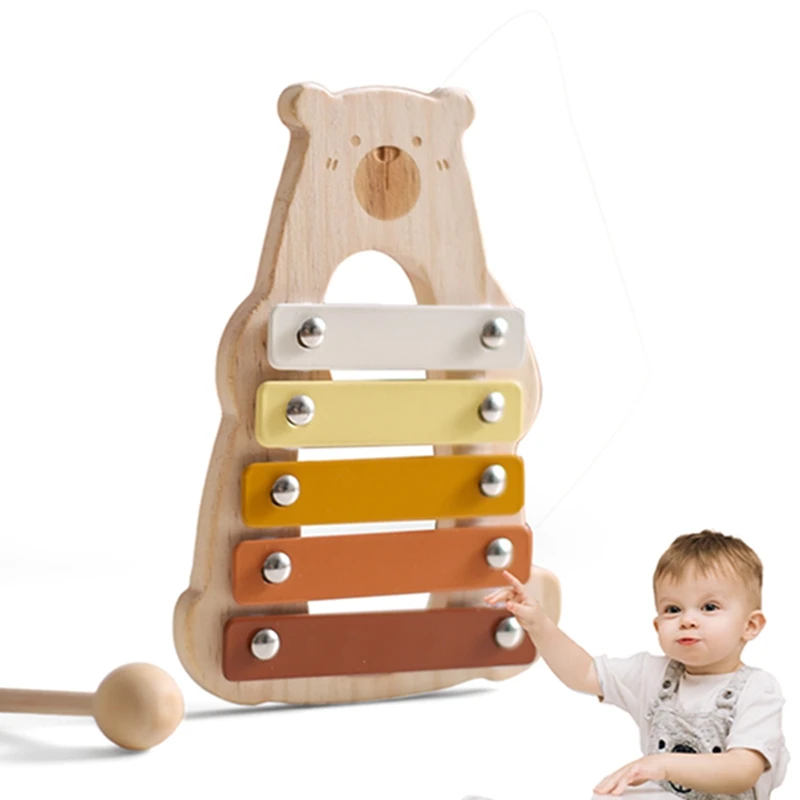 Wooden Montessori Musical Toy for Babies
