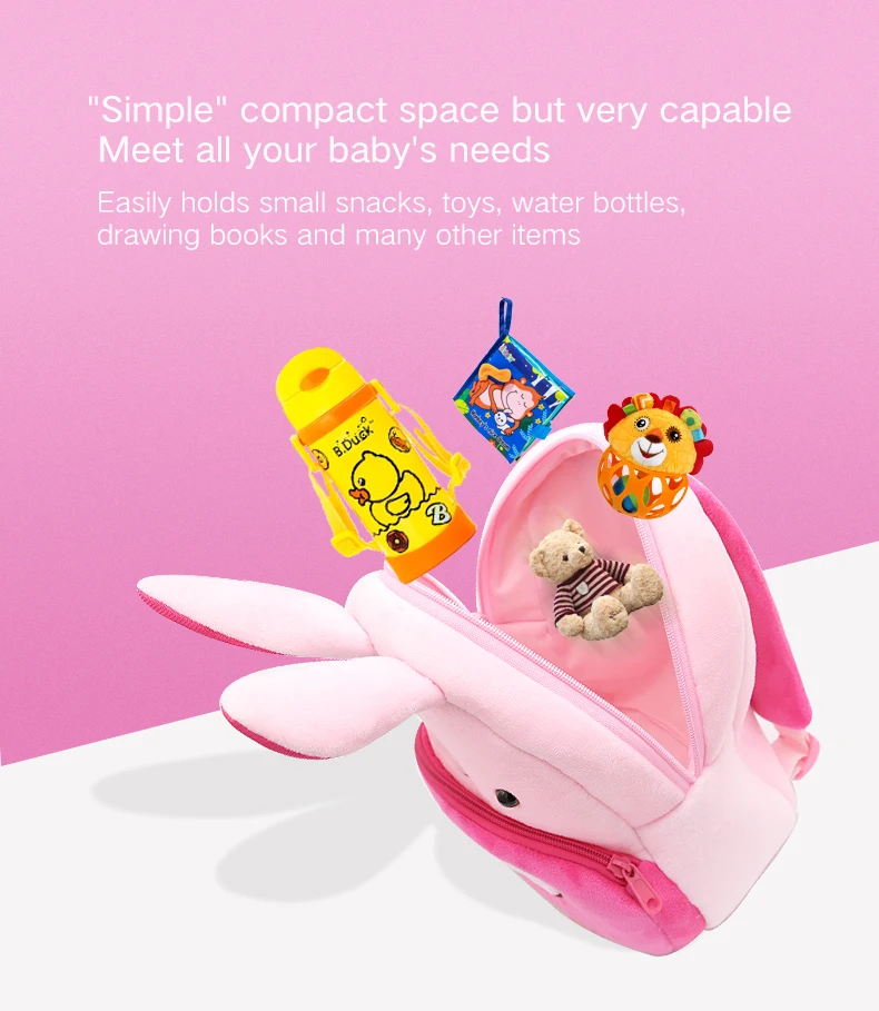 Cartoon Cute Plush Backpack space